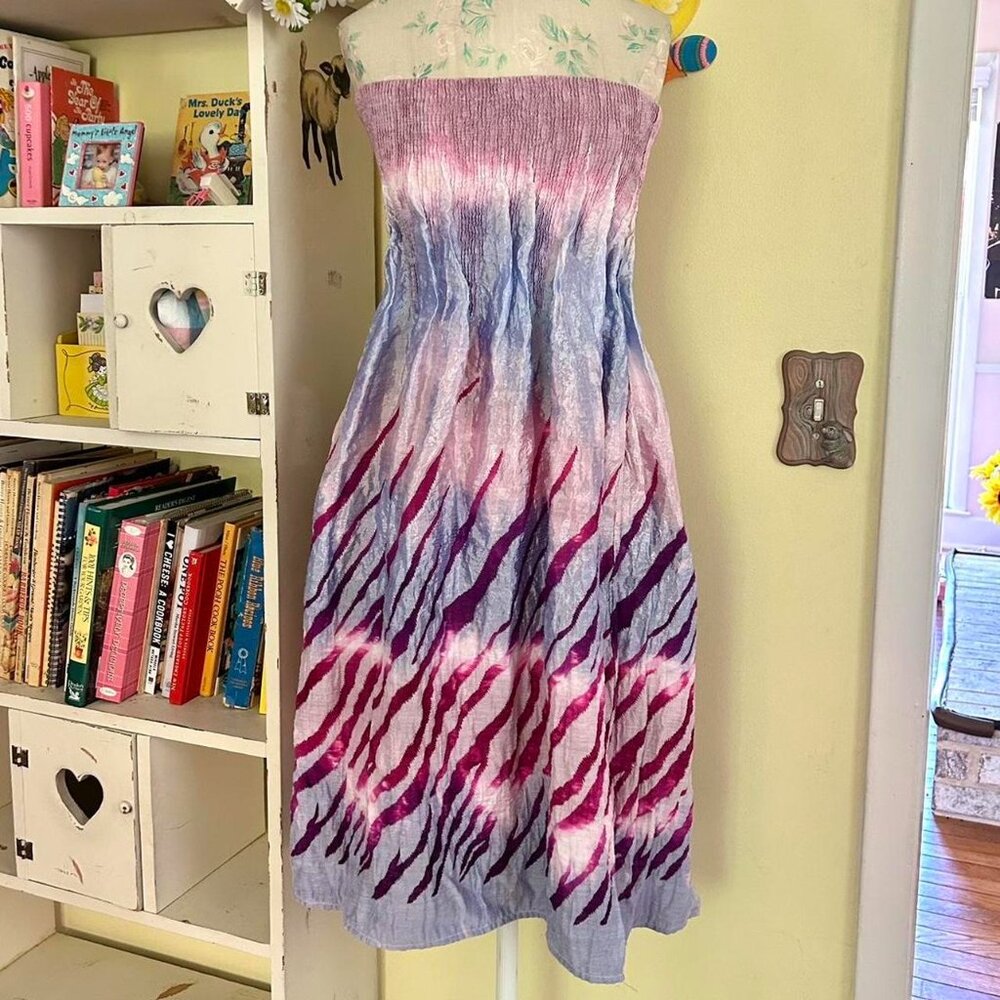 Women Purple and Pink Dress